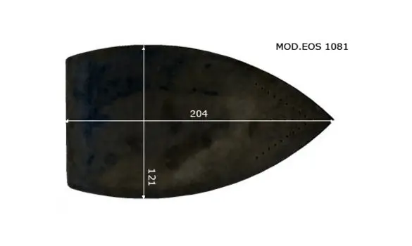 Suela de hierro teflón BATTISTRELLA EOS